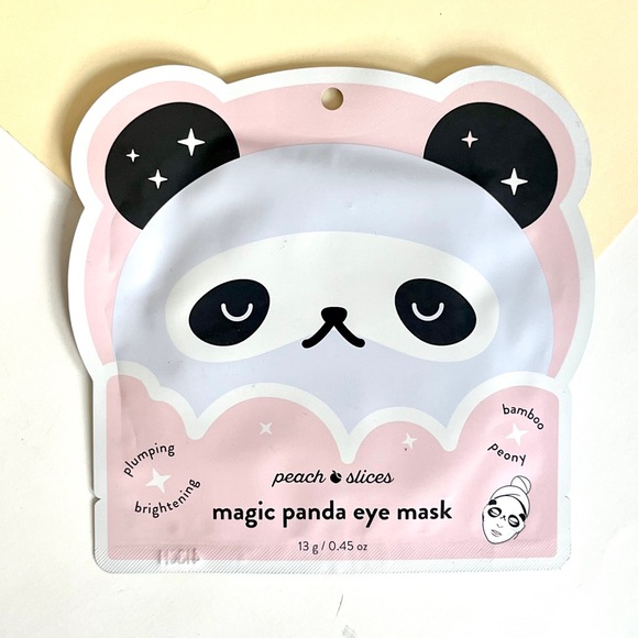 🏷️ peach slices • kawaii panda magic eye mask - Picture 5 of 11